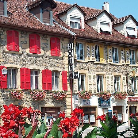 Hotel De La Croix-Blanche Cressier エクステリア 写真